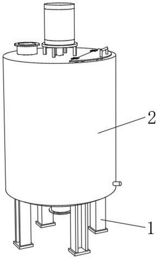一种四氢噻吩加工用具备过滤功能的原料混料罐的制作方法