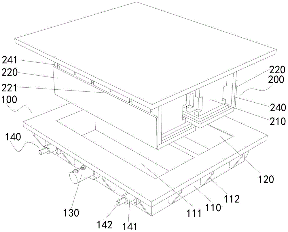 一种双面布料式路沿石成型模具的制作方法