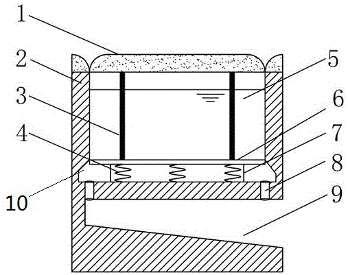 一种蓄水排水一体化的透水砖的制作方法