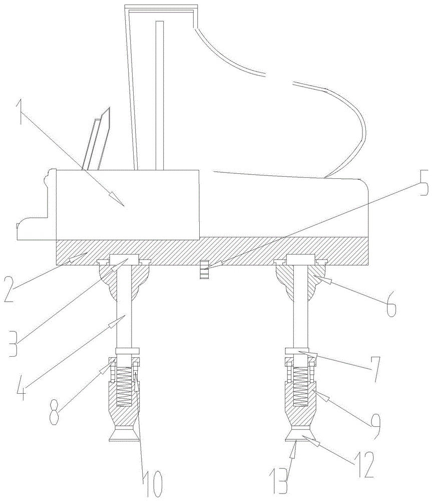 一种可多角度调节矫正的钢琴的制作方法