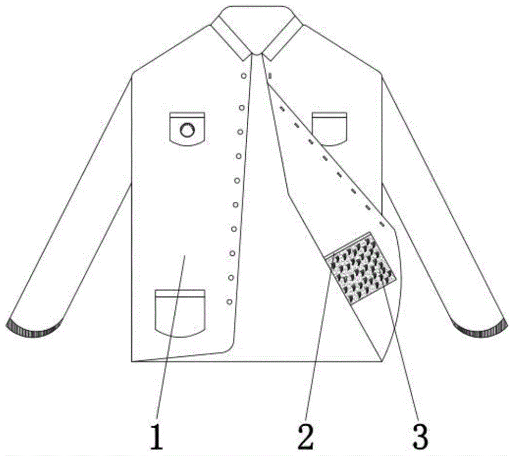 一种自发热校服的制作方法