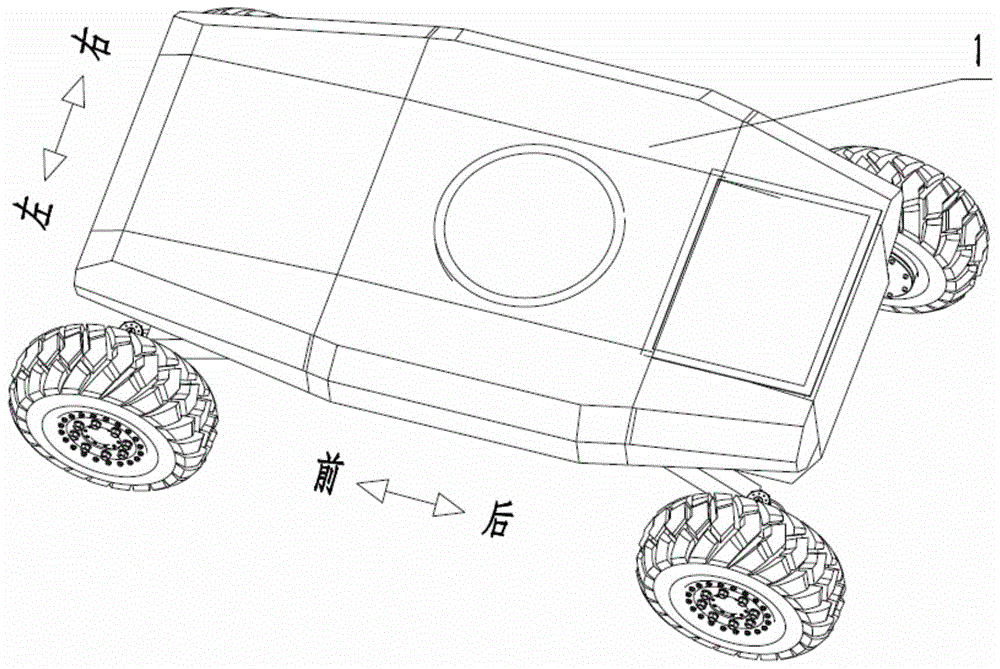 具有伸缩摇臂悬架的无人车底盘结构的制作方法