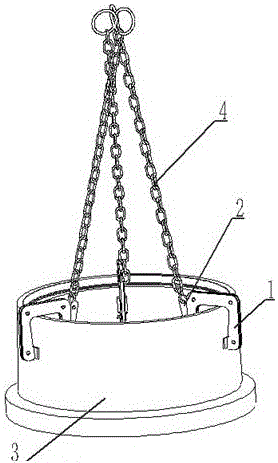 一种用于预制检查井吊具以及吊起方法与流程