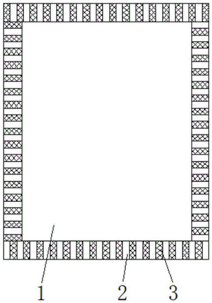 一种隔音的建筑铝合金墙体的制作方法