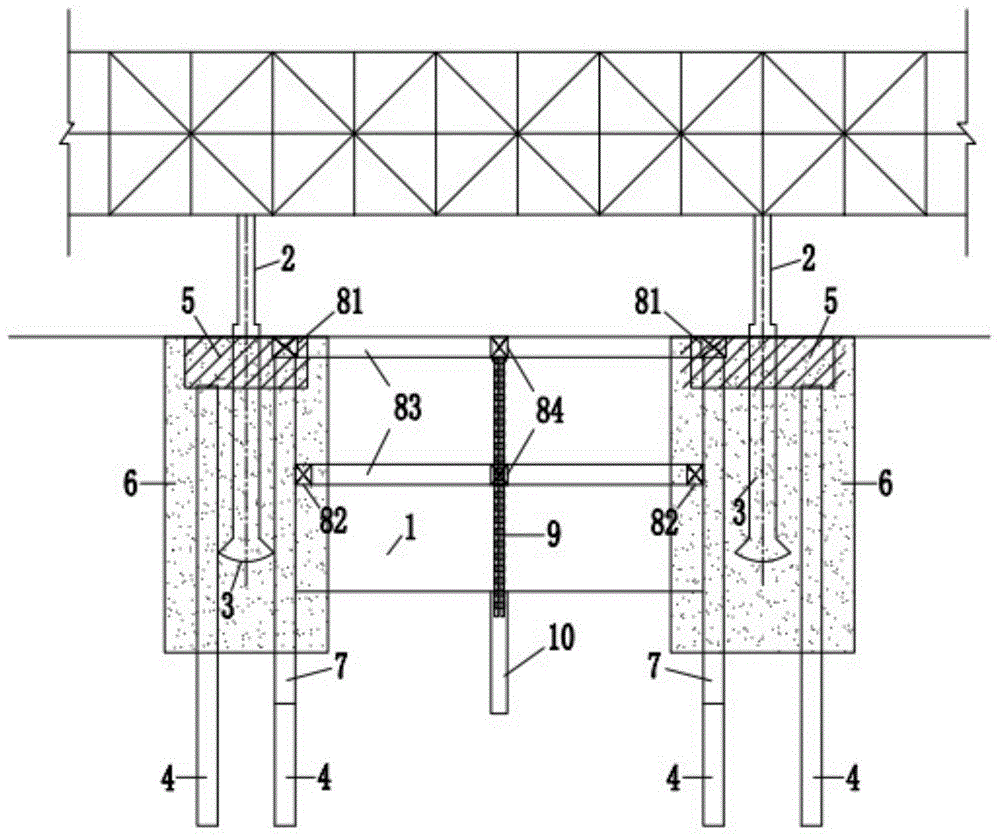 一种兼作连廊托换桩基的基坑支护结构及其施工方法与流程