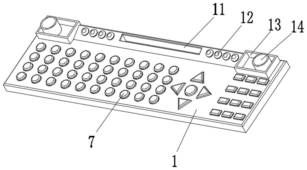 一种计算机用防水键盘的制作方法