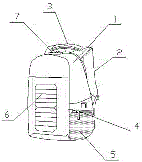 一种具有充电功能的太阳能背包的制作方法