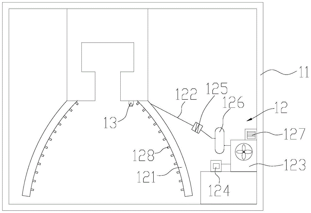 一种空中列车进站口除雨水系统的制作方法