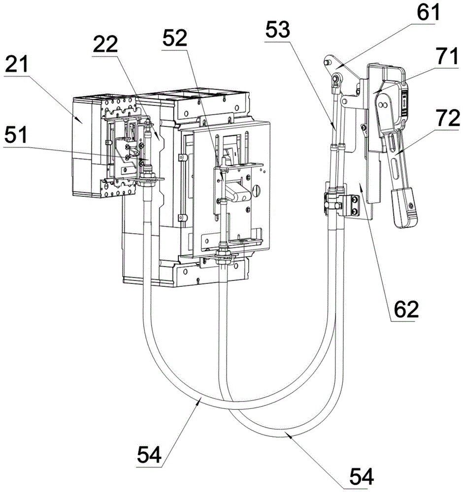 一种远程操作断路器的机构的制作方法