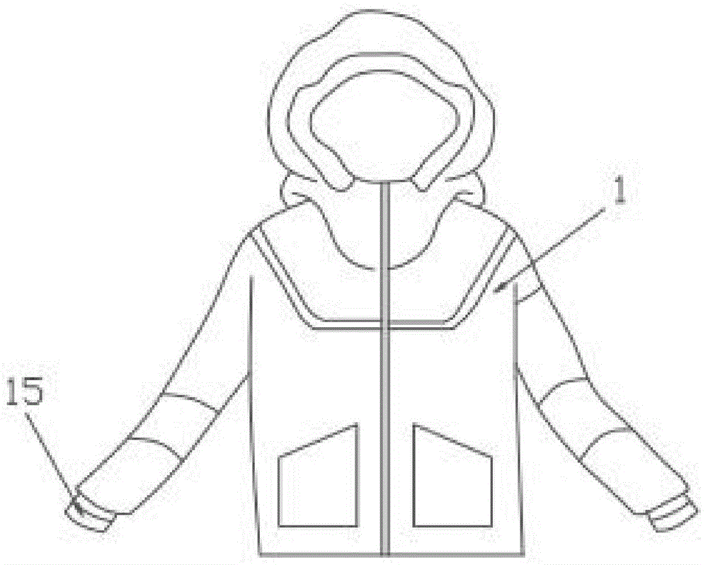 一种分体滑雪棉服的制作方法