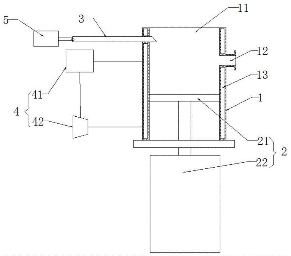 一种具有冷却装置的面缸的制作方法