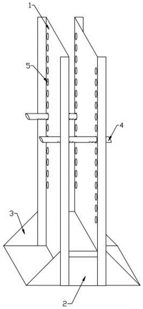 一种配电柜柜门支撑架的制作方法