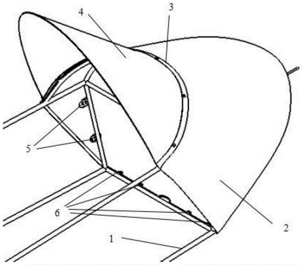 一种轻型飞机耐鸟撞机头罩结构的制作方法