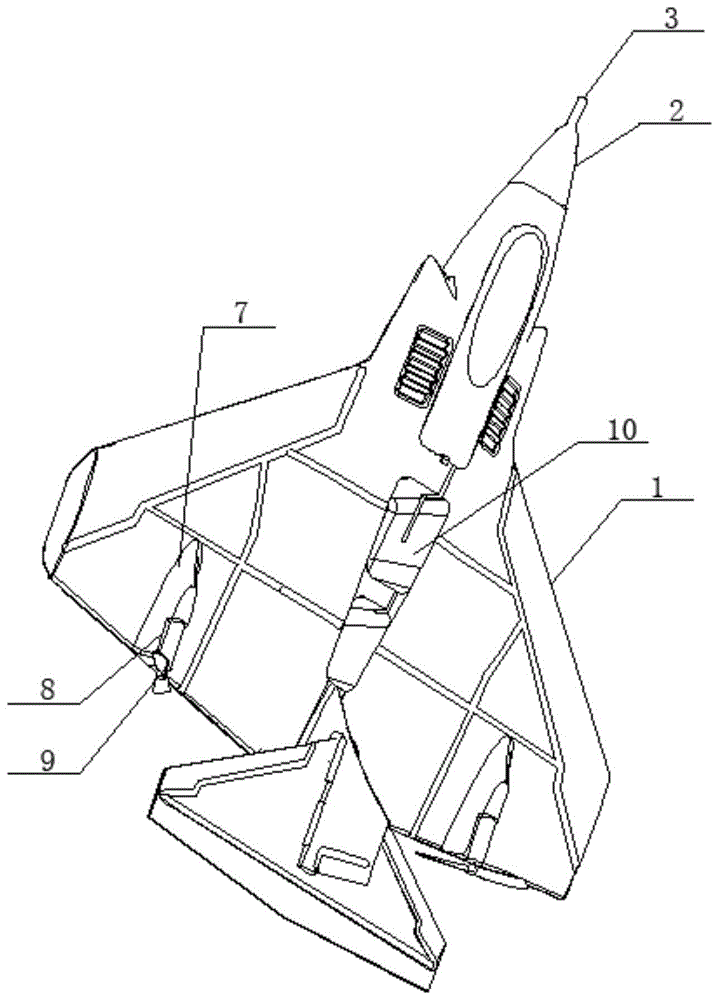 一种新型的玩具飞机的制作方法