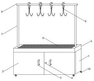 一种牛肉加工悬挂装置的制作方法