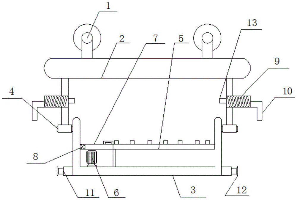 一种公路桥梁施工用吊篮的制作方法