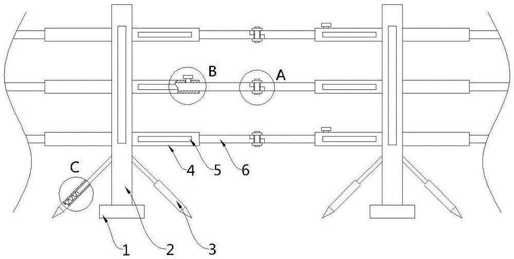 一种建筑工程用警示栏的制作方法