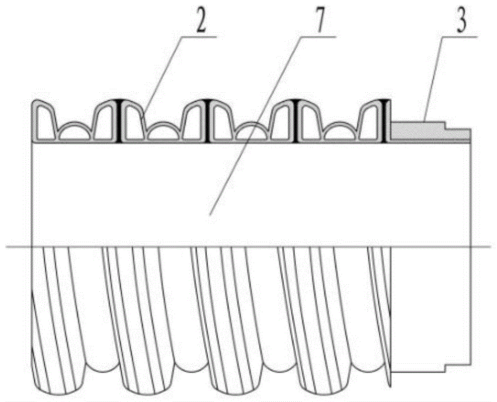 一种双波峰插口管胶圈热熔连接装置的制作方法