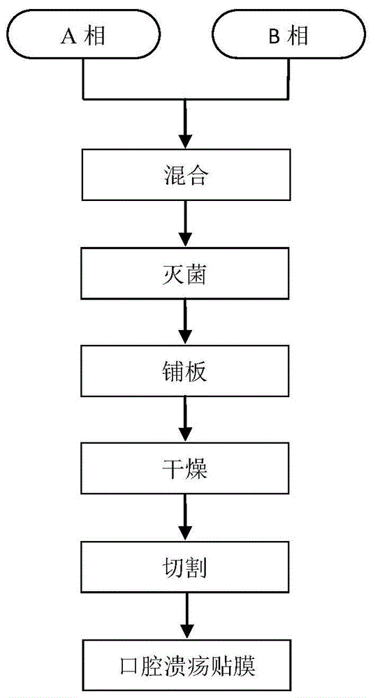 一种具有修复作用的口腔溃疡贴膜及其制备方法与流程