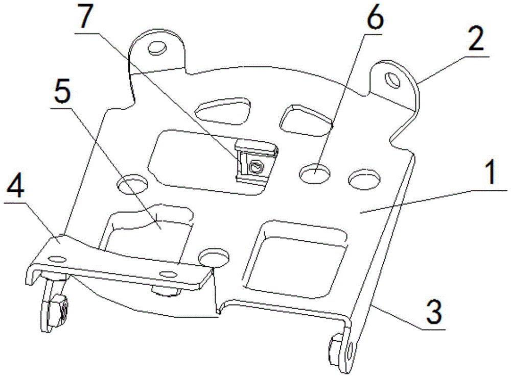 一种仪表支架结构的制作方法