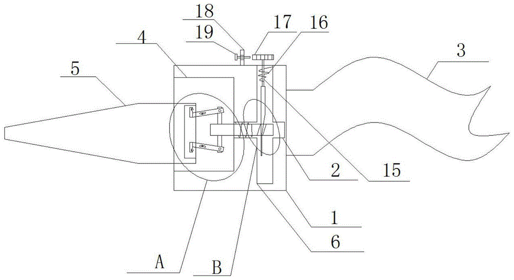 一种帮助连接器穿越编织网管的锥形管的制作方法