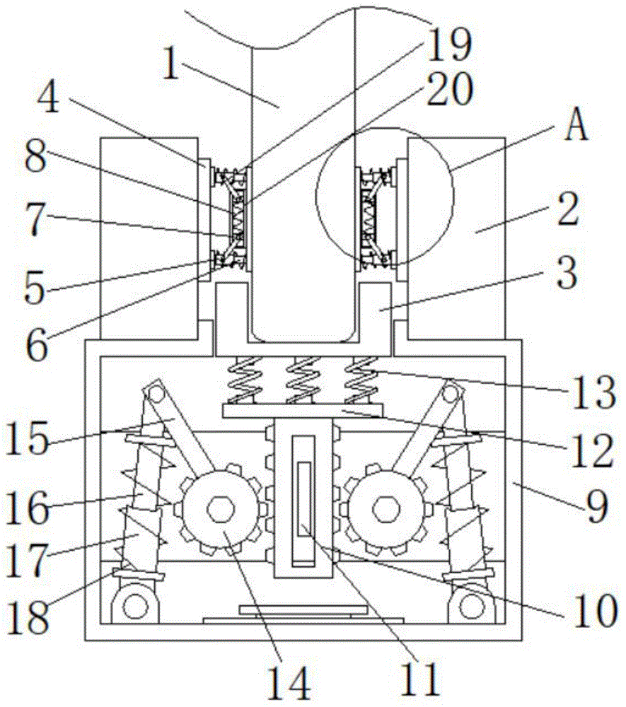 一种新型的底层建筑减震结构的制作方法