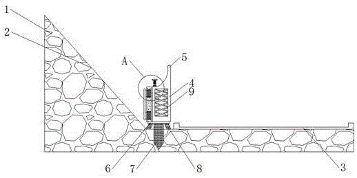 一种山区公路落石防护棚的制作方法