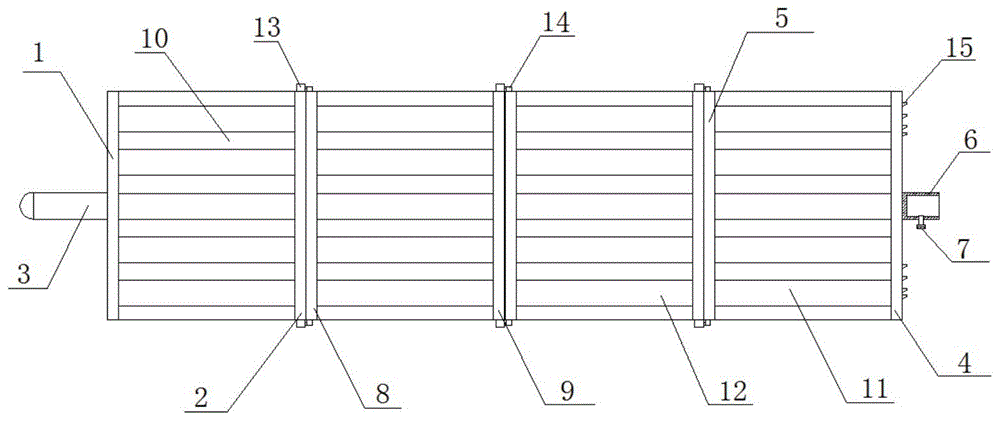 贯流风轮(101×246)的制作方法