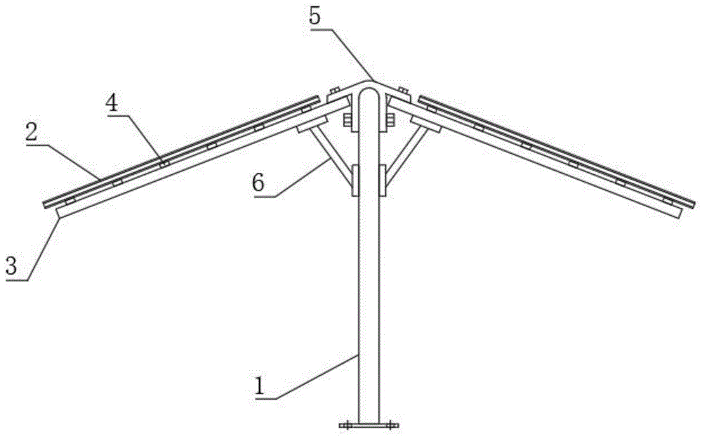 一种光伏发电充电桩停车棚的制作方法