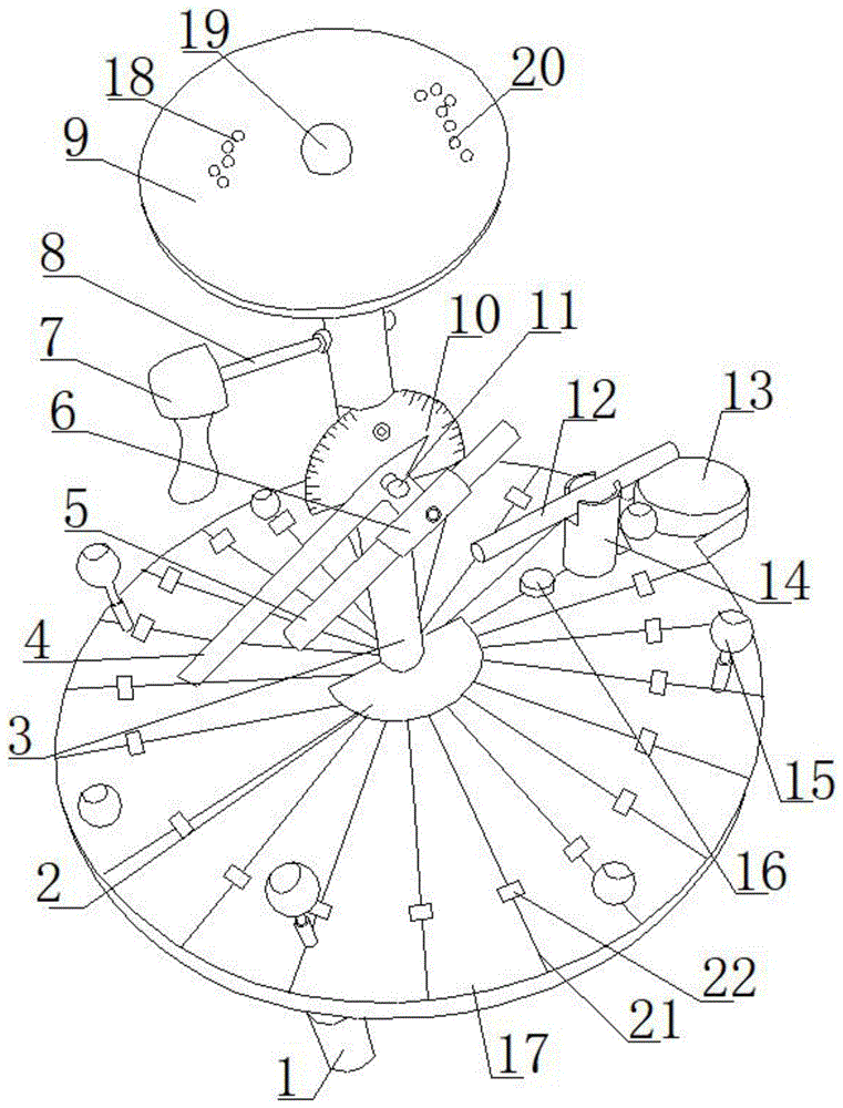 一种观北斗追四季寻星仪的制作方法