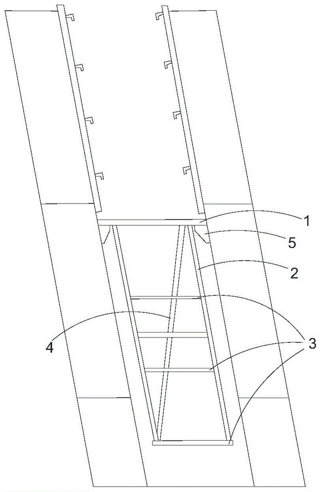 主塔内平台的制作方法