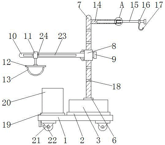 一种内科护理用多功能护理架的制作方法