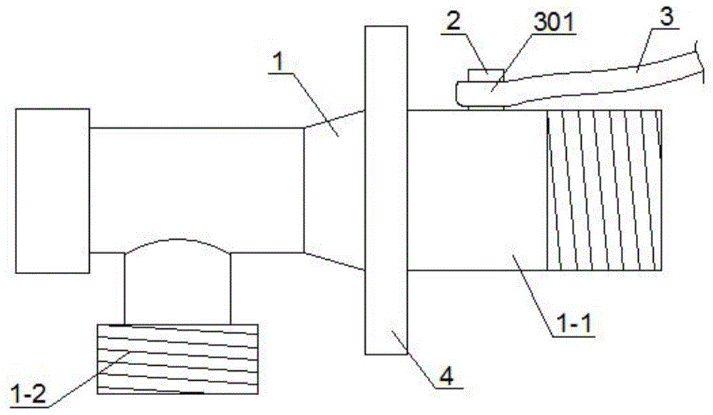 一种等电位连接用直角阀的制作方法