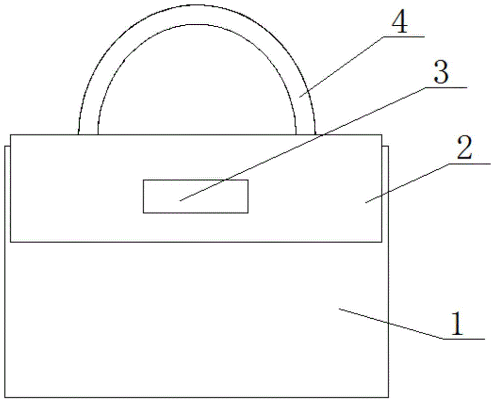 一种具备夹层的手提包的制作方法