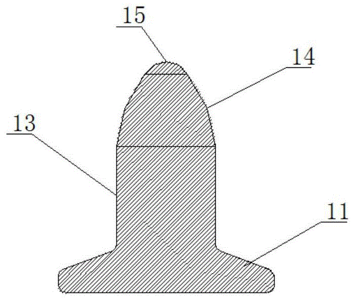 一种尖头扩幅丝、辊体及机械设备的制作方法