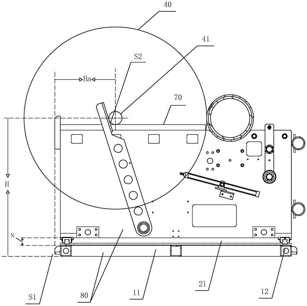 一种放卷机构改良型分切复卷机的制作方法