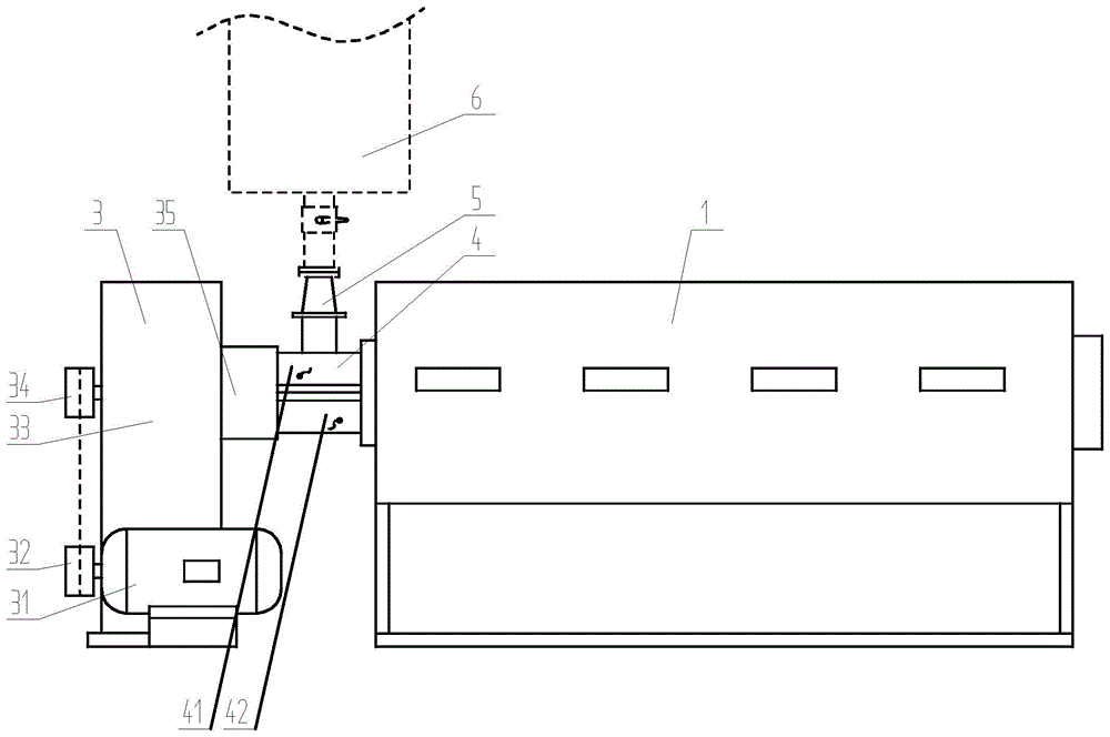 一种利用尾气风冷的熔体直纺在线添加设备的制作方法