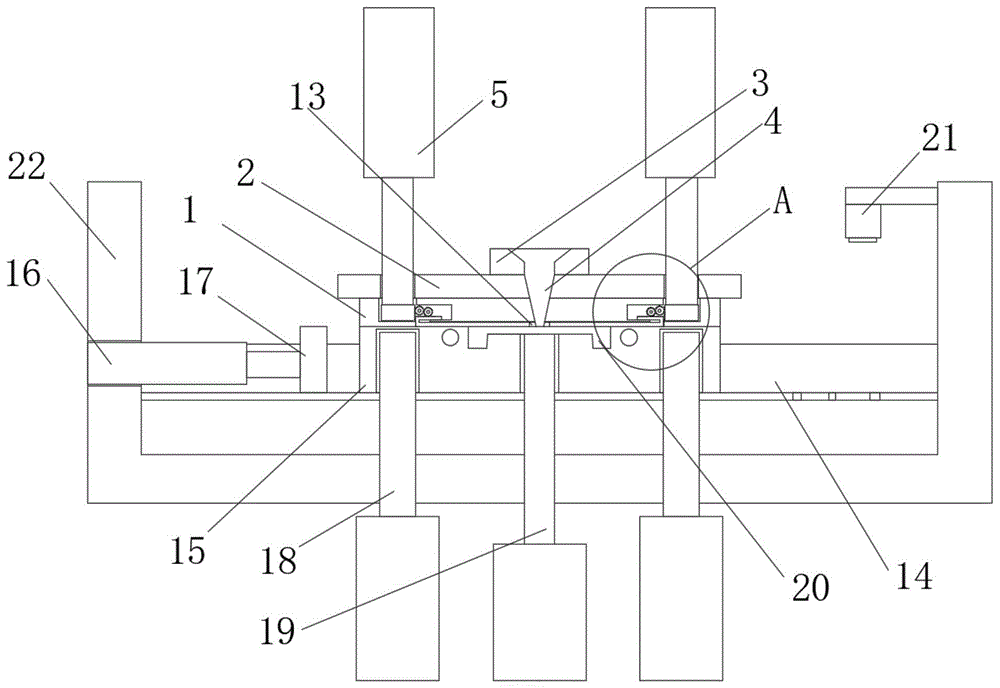 一种汽车充电桩成型模具的制作方法