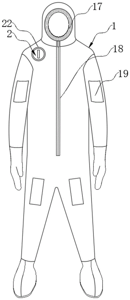 一种采用吸热材料的保温服的制作方法