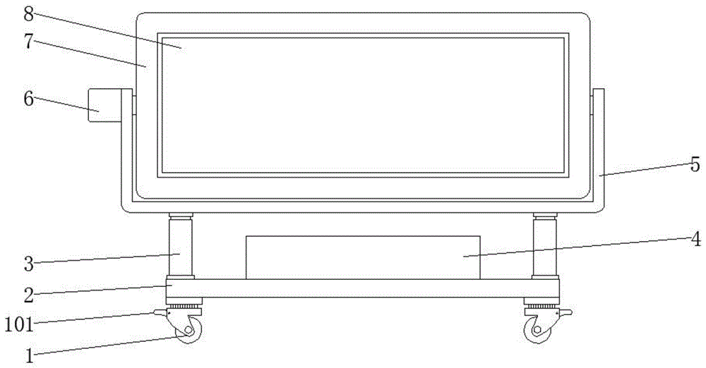 一种教学用智能黑板的制作方法