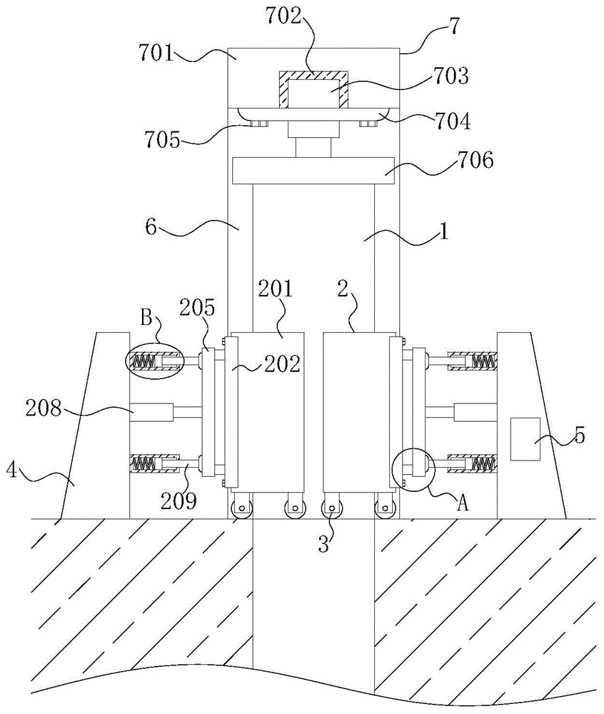 一种建筑工地管桩用打桩装置的制作方法