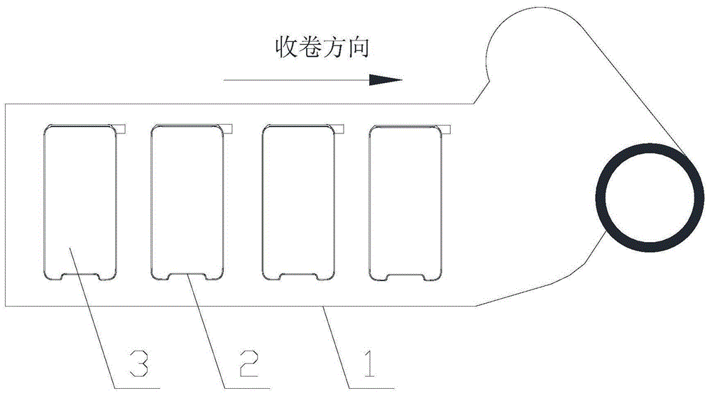 防挤压溢胶移位变形的口子胶包装结构的制作方法