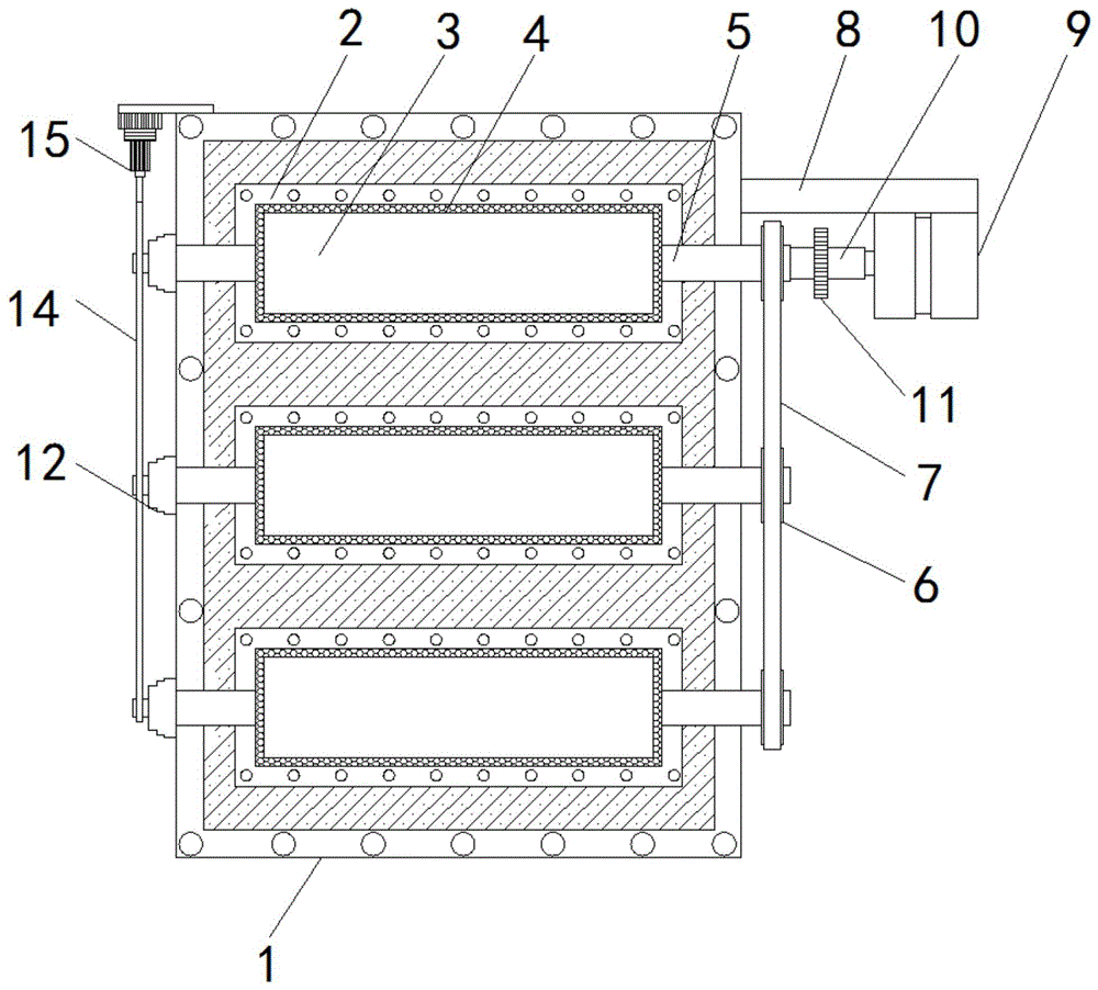 一种用于电厂的烟气脱硫挡板门的制作方法