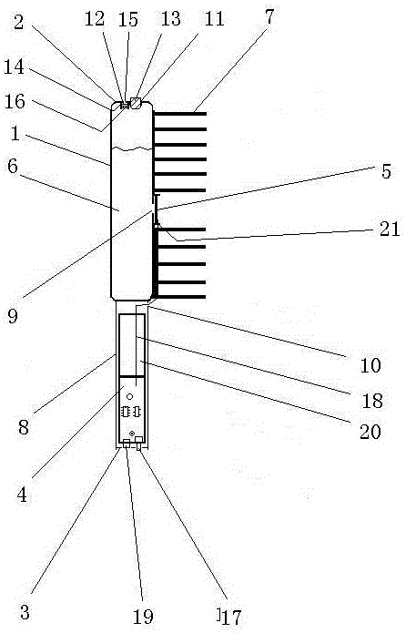 一种无线喷雾梳子的制作方法