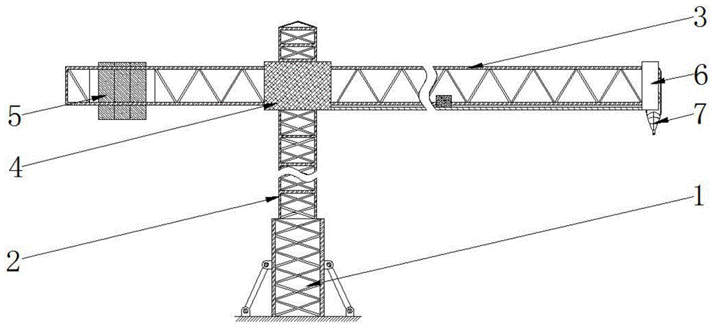 一种基于平头塔式起重机的吊臂臂架结构的制作方法