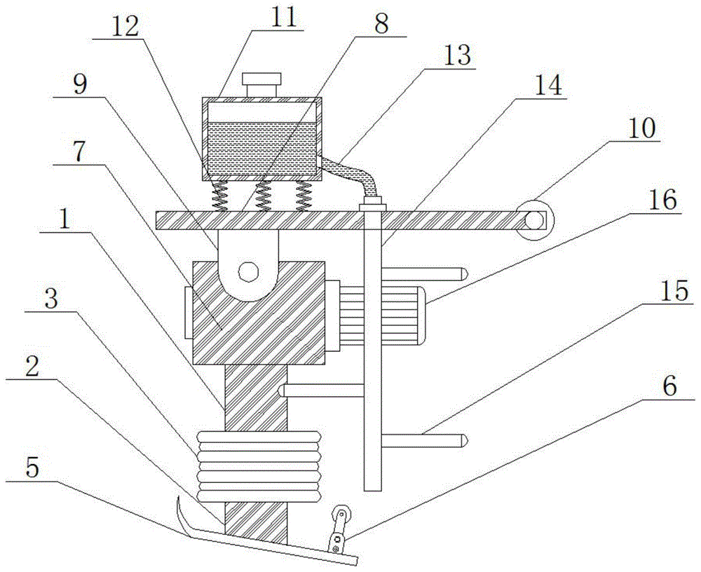 一种建筑工程高速液压式冲击夯的制作方法