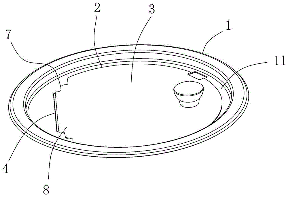 可开启式锅盖的制作方法