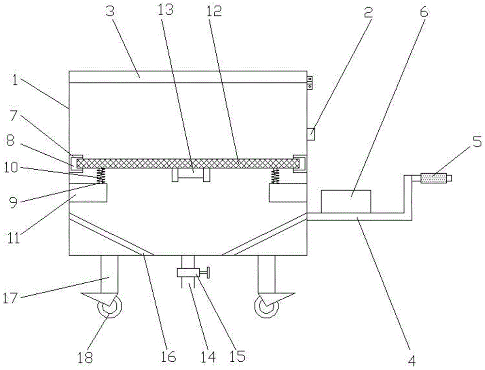 一种建筑市政用环保型垃圾收集装置的制作方法