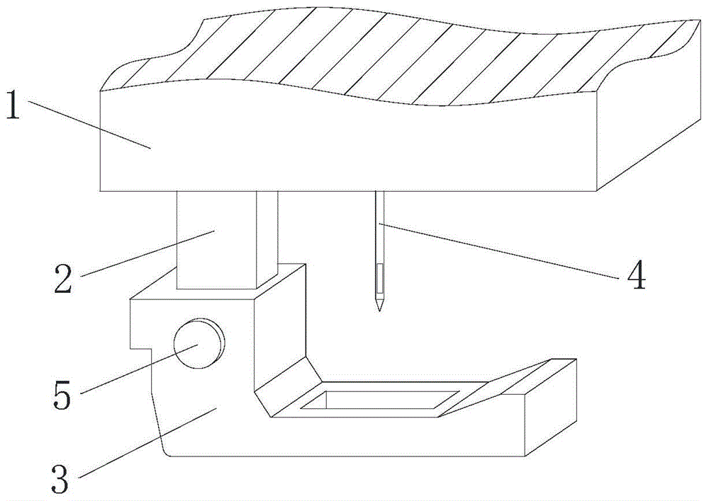 一种双线锁缝的线迹结构的制作方法