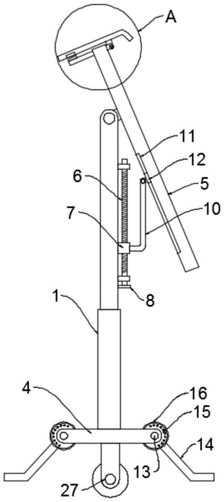 一种建筑施工用警示牌的制作方法